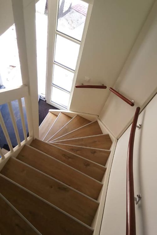 Interieur met PVC vloer